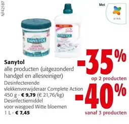 Colruyt Sanytol alle producten aanbieding