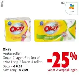 Colruyt Okay keukenrollen aanbieding