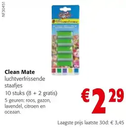Colruyt Clean Mate luchtverfrissende staafjes aanbieding