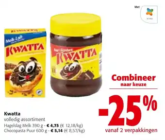 Colruyt Kwatta volledig assortiment aanbieding