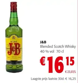 Colruyt J&B Blended Scotch Whisky aanbieding
