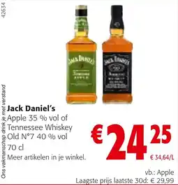 Colruyt Jack Daniel's Apple aanbieding