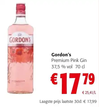 Colruyt Gordon's premium pink gin aanbieding