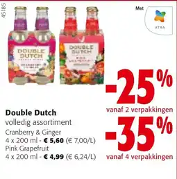 Colruyt Double Dutch volledig assortiment aanbieding