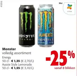 Colruyt Monster volledig assortiment aanbieding