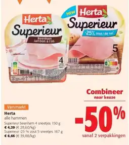 Colruyt Herta ham aanbieding