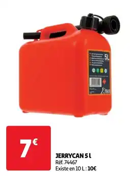 Auchan jerrycan 5 l aanbieding