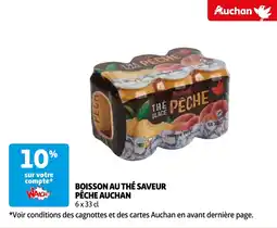 Auchan boisson au thé saveur pêche auchan aanbieding