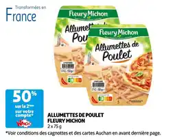 Auchan allumettes de poulet fleury michon aanbieding