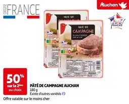 Auchan pâté de campagne auchan aanbieding