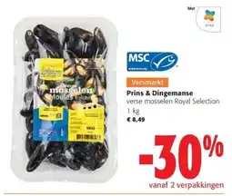 Colruyt verse mosselen royal selection aanbieding