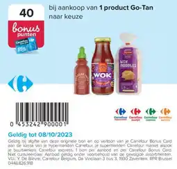 Carrefour Go-Tan aanbieding