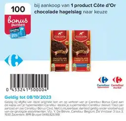 Carrefour chocolade hagelslag aanbieding
