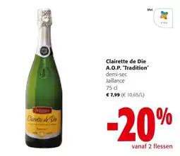 Colruyt Clairette de Die aanbieding