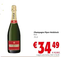 Colruyt Champagne Piper-Heidsieck brut aanbieding