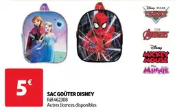 Auchan Sac goûter disney aanbieding