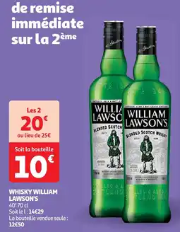 Auchan whisky william lawson's aanbieding