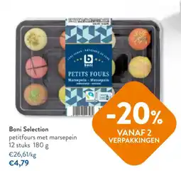 OKay boni selection petitfours met marsepein aanbieding
