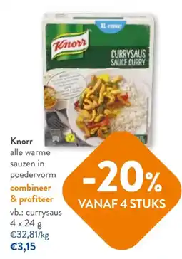 OKay Knorr currysaus aanbieding