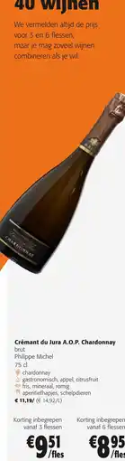 Colruyt Crémant du Jura A.O.P. Chardonnay brut aanbieding
