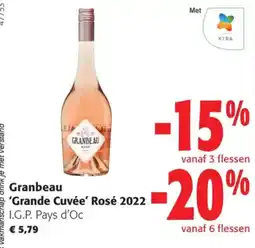 Colruyt Granbeau 'Grande Cuvée' Rosé aanbieding