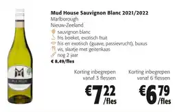 Colruyt Mud House Sauvignon Blanc aanbieding