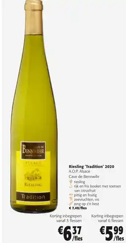 Colruyt Riesling Tradition aanbieding