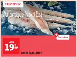 Auchan Dos de cabillaud aanbieding