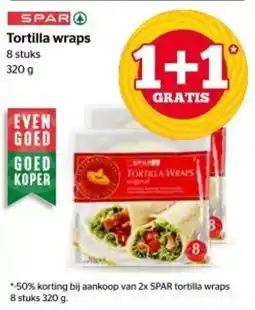 Spar Tortilla wraps aanbieding