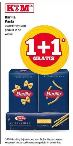 Spar Barilla Pasta aanbieding