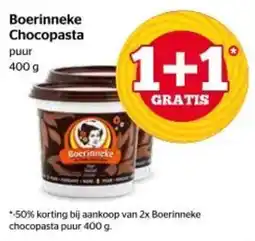 Spar Boerinneke Chocopasta aanbieding