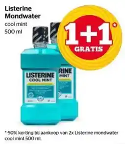 Spar Listerine mondwater aanbieding