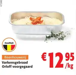 Colruyt Varkensgebraad Orloff voorgegaard aanbieding