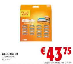 Colruyt Gillette Fusion5 scheermesjes aanbieding