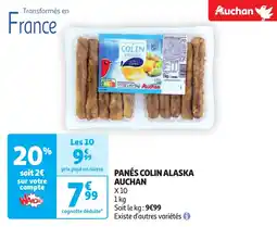 Auchan panés colin alaska aanbieding
