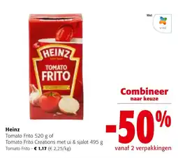 Colruyt Heinz Tomato Frito aanbieding
