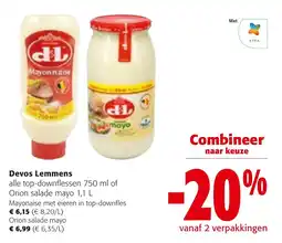 Colruyt Devos Lemmens mayonaise aanbieding
