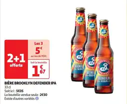 Auchan Bière brooklyn defender ipa aanbieding