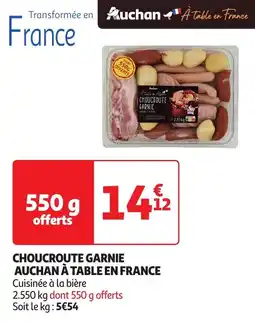 Auchan Choucroute garnie aanbieding