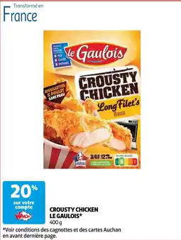 Auchan Crousty chicken le gaulois aanbieding