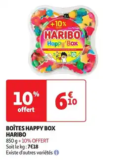 Auchan Boîtes happy box haribo aanbieding
