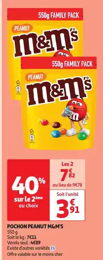 Auchan Pocheon peanut m&m's aanbieding
