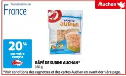 Auchan Râpé de surimi auchan aanbieding