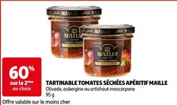 Auchan tartinable tomates séchées apéritif maille aanbieding