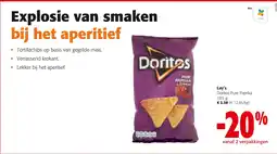 Colruyt Lay's Doritos Pure Paprika aanbieding