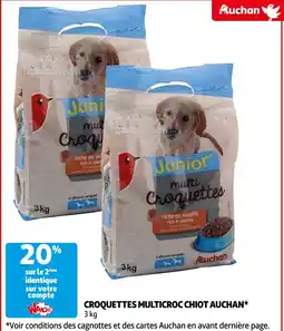 Auchan Croquettes multicroc chiot auchan aanbieding