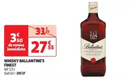 Auchan whisky ballantine's finest aanbieding