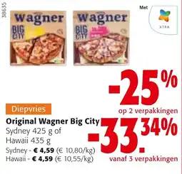 Colruyt Original Wagner Big City aanbieding