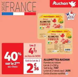 Auchan allumettes auchan aanbieding