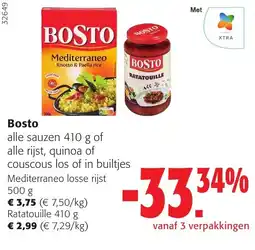 Colruyt Bosto alle sauzen aanbieding